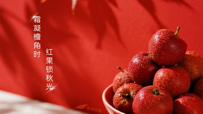 秋釀紅焰 — 冷凍山楂漿，封存整座山的秋